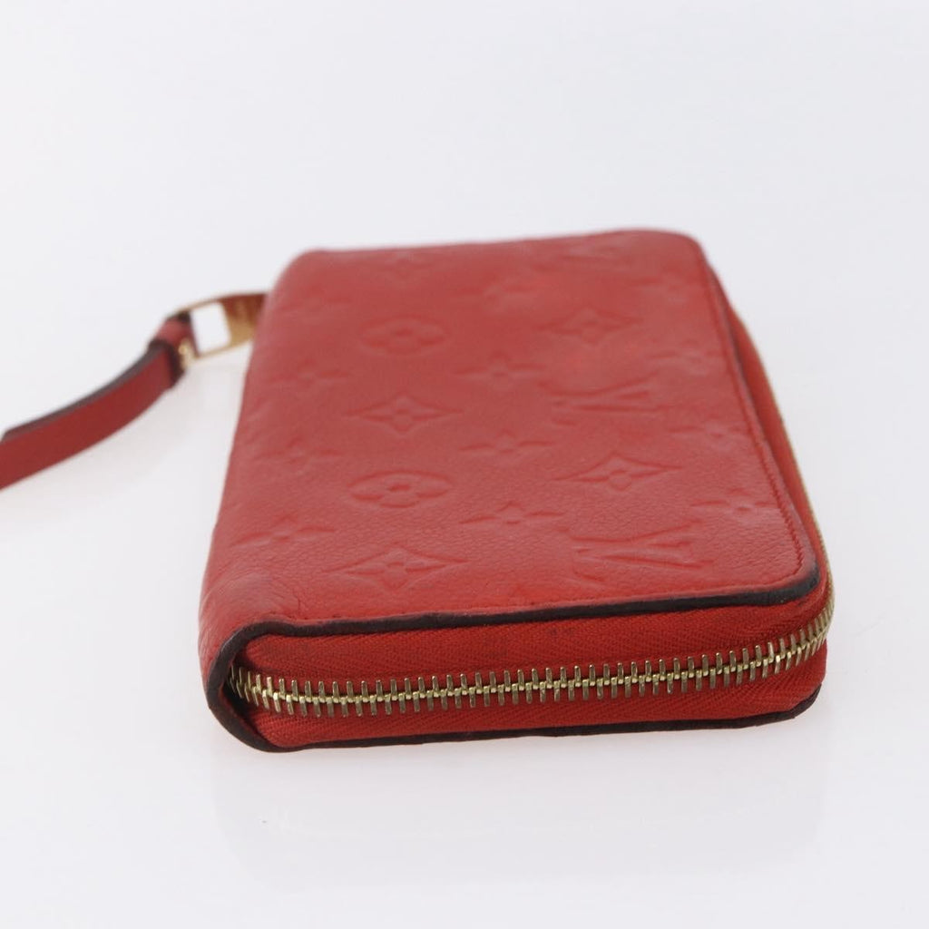 Louis Vuitton Portefeuille Zippy Monogramme Empreinte Monogramme Empreinte Red Leather Wallets Accessory