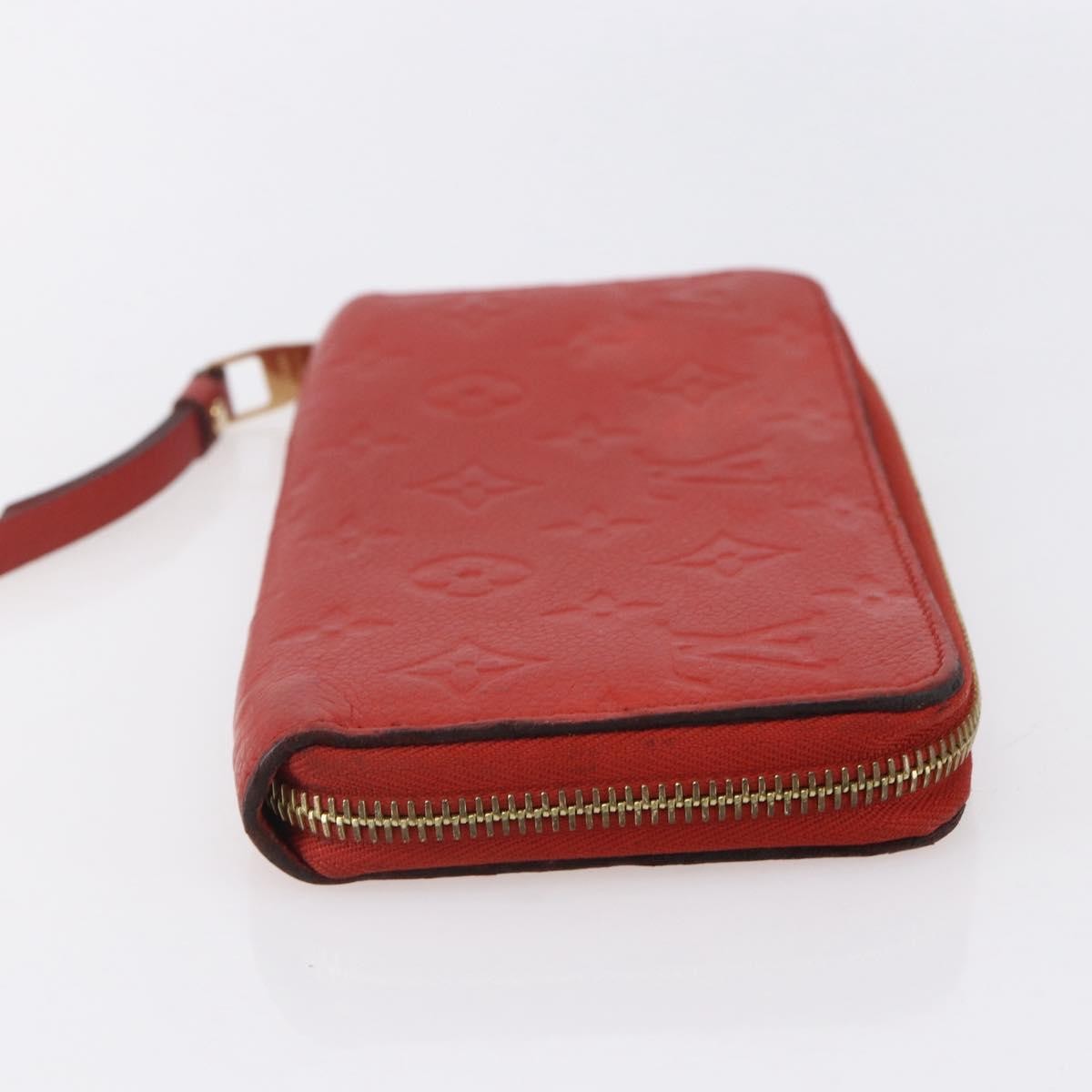 Louis Vuitton Portefeuille Zippy Monogramme Empreinte Monogramme Empreinte Red Leather Wallets Accessory