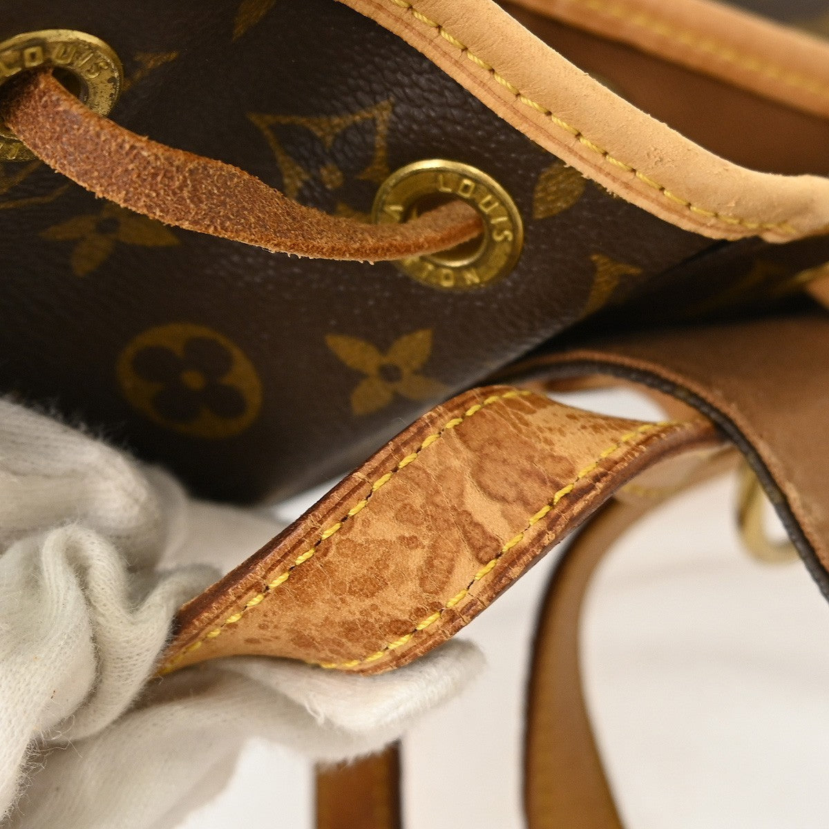 Louis Vuitton Vintage Montsouris Backpack Monogram Canvas Brown Canvas Backpack Bag