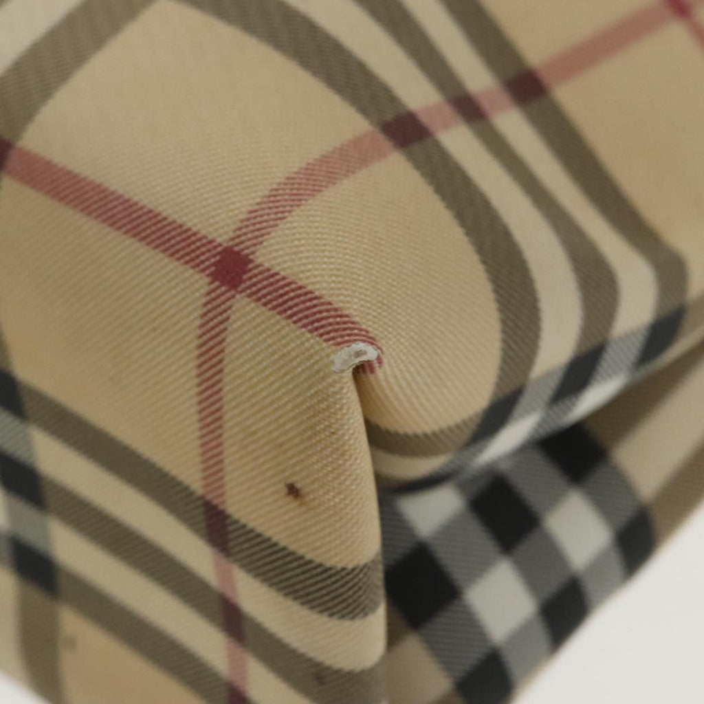 Burberry Nova Check Tote Canvas And Leather Beige Pvc Tote Bag