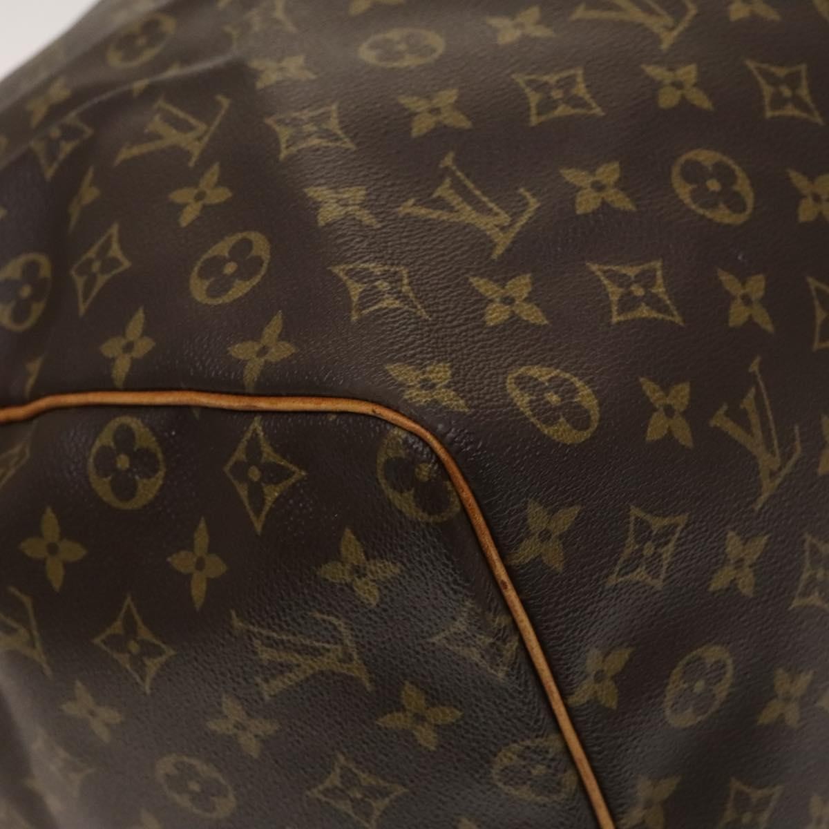 Louis Vuitton Keepall Bag Monogram Canvas Brown Canvas Travel Bag
