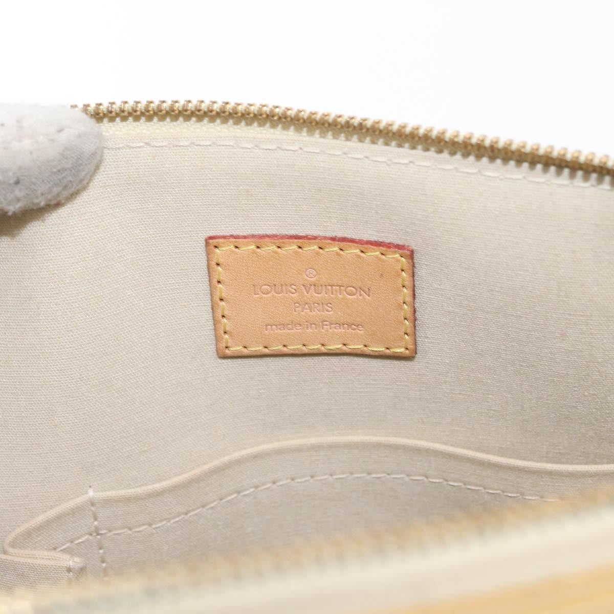 Louis Vuitton Alma Handbag Monogram Vernis Beige Patent_Leather Handbag