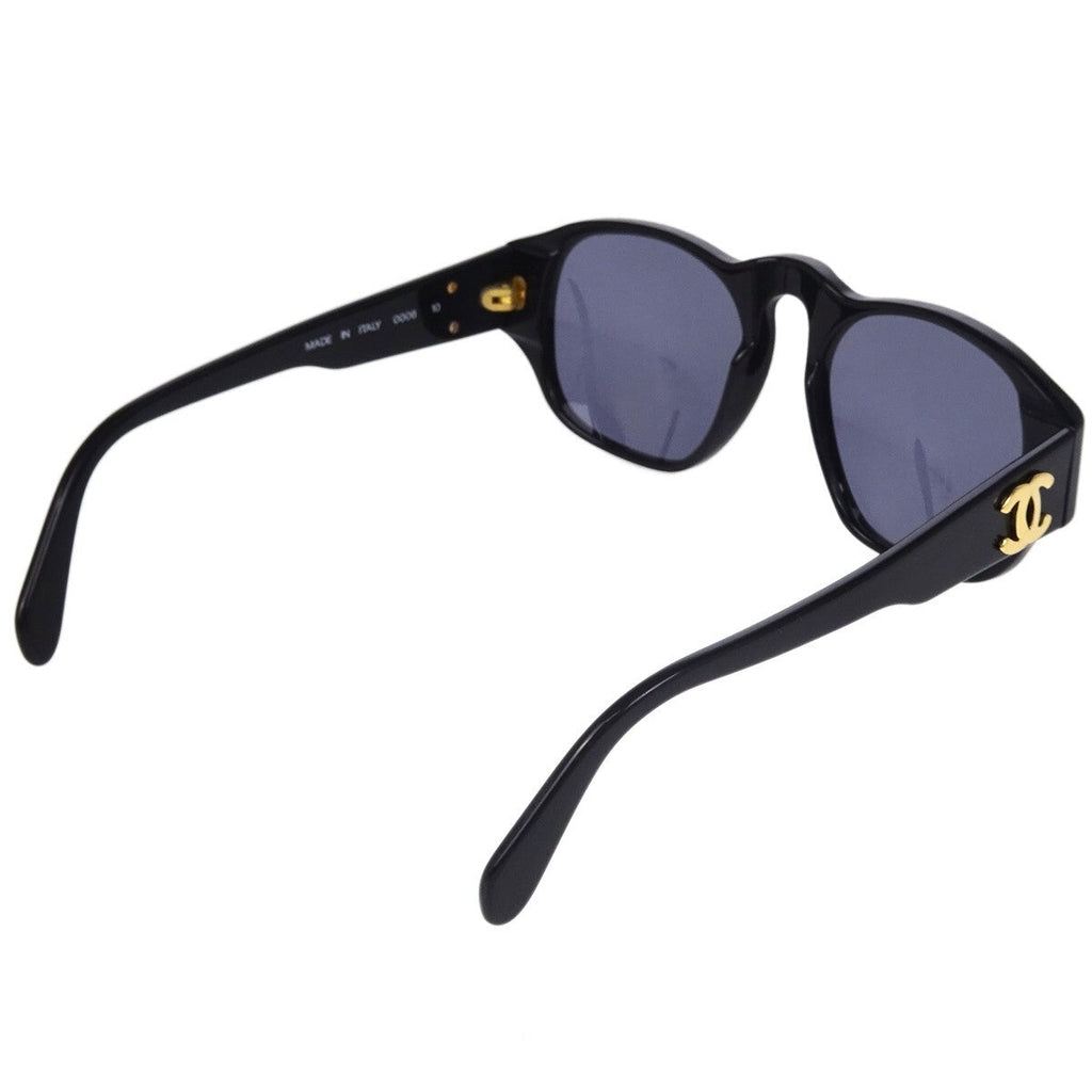 Chanel Chanel Logo Sunglasses Eye Wear Plastic Black Plastic Sunglasse Accessory
