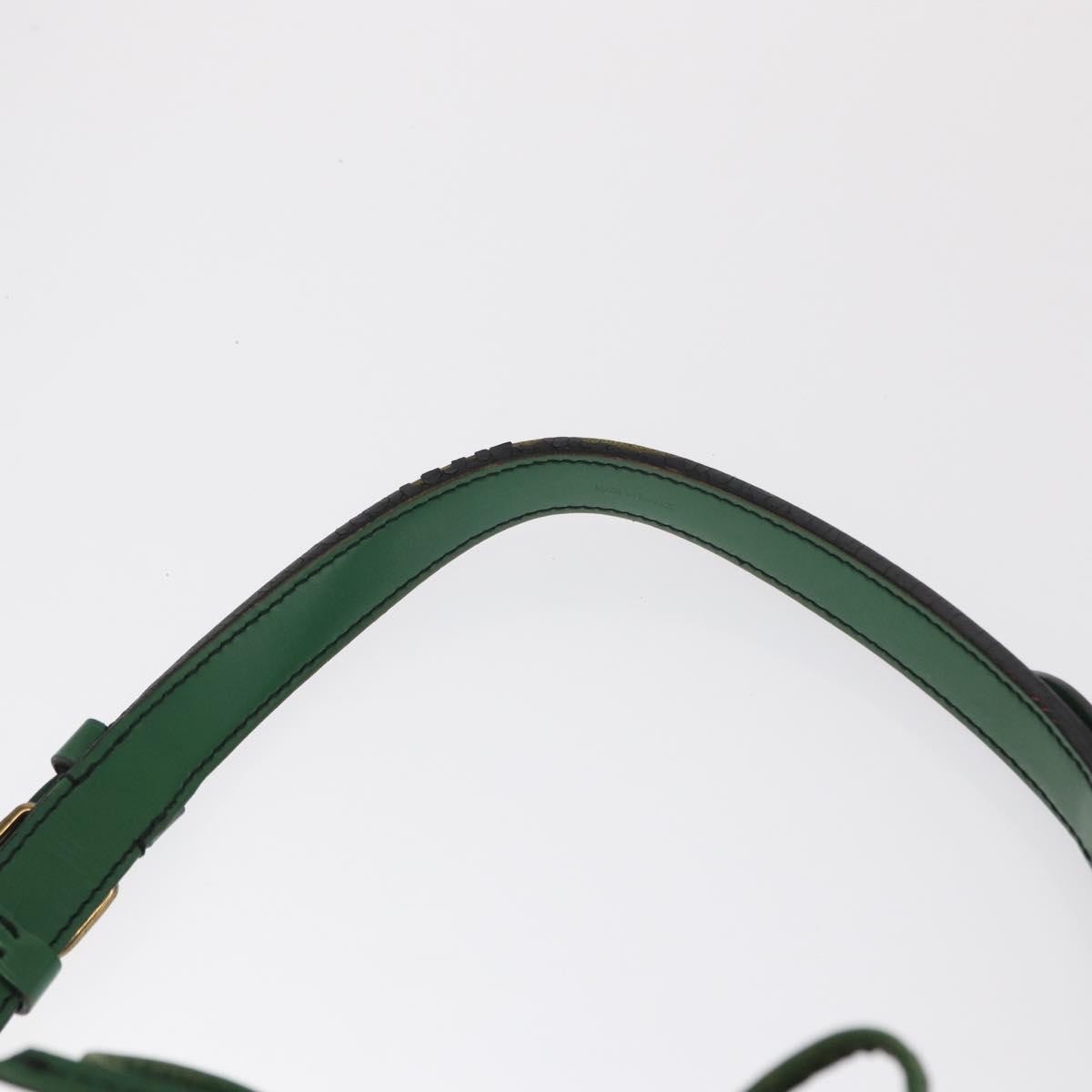 Louis Vuitton Bicolor Petit Noe Handbag Epi Leather Green Leather Shoulder Bag