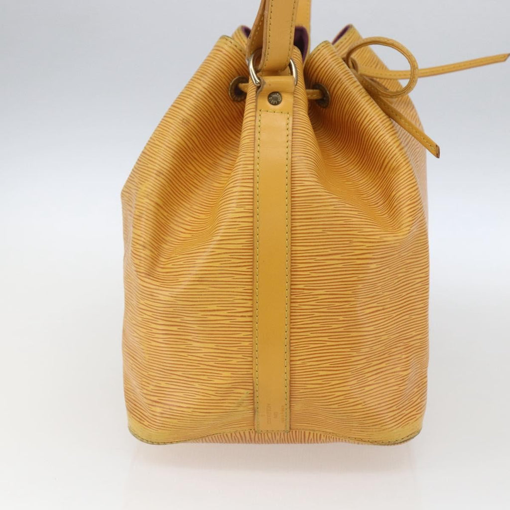 Louis Vuitton Petit Noe Handbag Epi Leather Yellow Leather Shoulder Bag