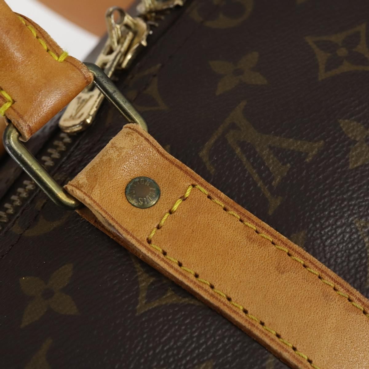 Louis Vuitton Keepall Bag Monogram Canvas Brown Canvas Travel Bag