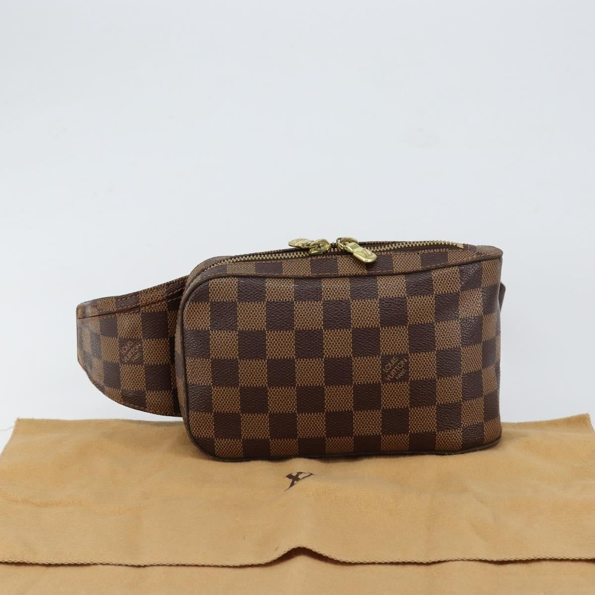 Louis Vuitton Geronimos Waist Bag Damier Brown Canvas Shoulder Bag