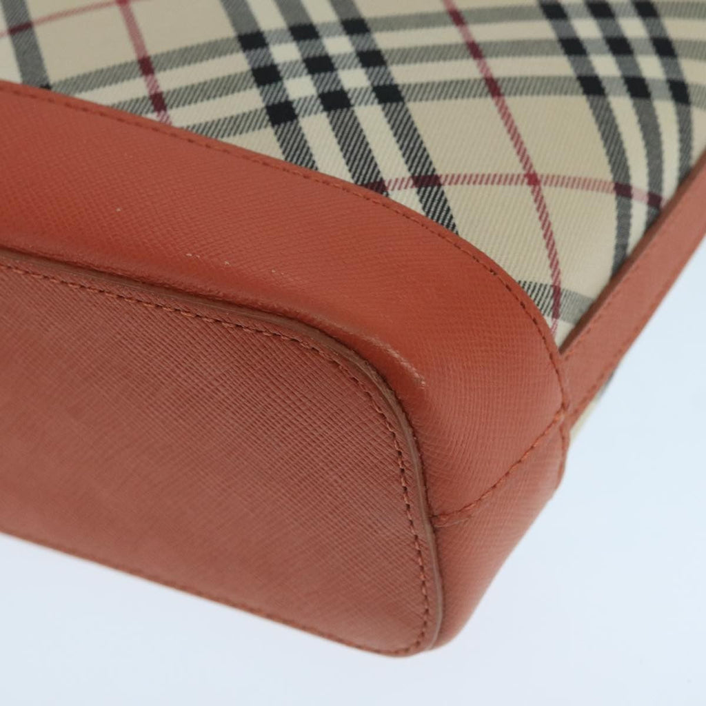 Burberry Nova Check Shoulder Bag Canvas And Leather Beige Canvas Shoulder Bag