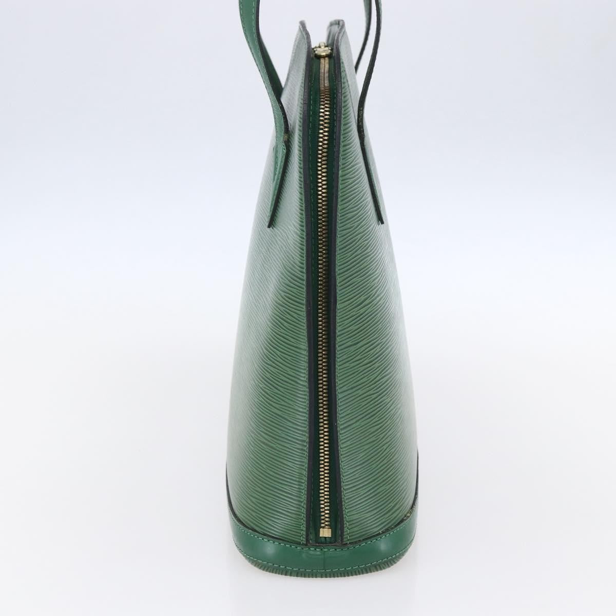 Louis Vuitton Lussac Handbag Epi Leather Green Leather Shoulder Bag