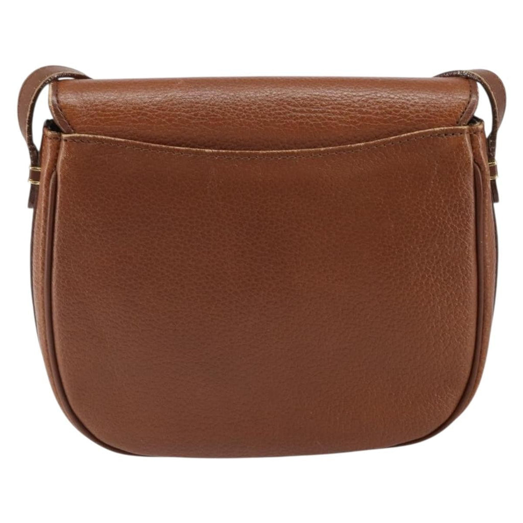 Burberry Vintage Shoulder Bag Leather Brown Leather Shoulder Bag