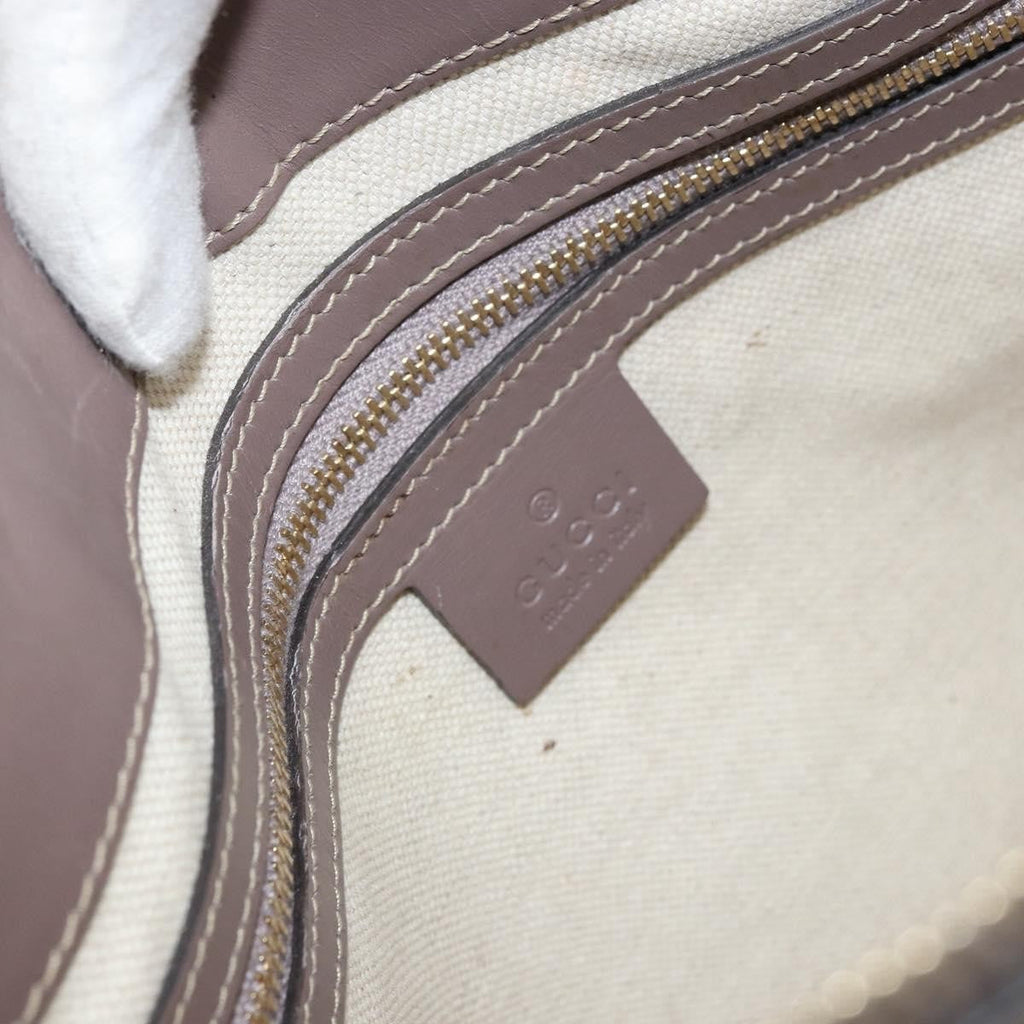 Gucci Mayfair Messenger Bag Gg Canvas And Leather Beige Canvas Shoulder Bag Bag (Pre-Owned)