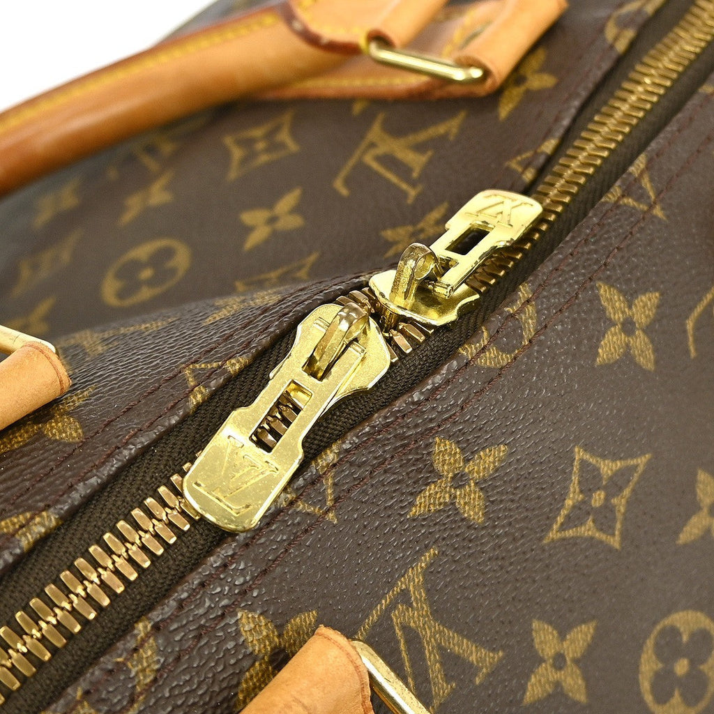 Louis Vuitton Keepall Bag Monogram Canvas Brown Canvas Travel Bag