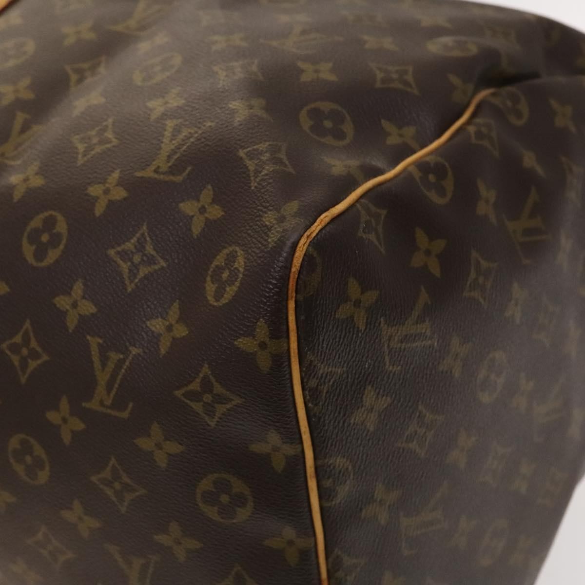 Louis Vuitton Keepall Bag Monogram Canvas Brown Canvas Travel Bag