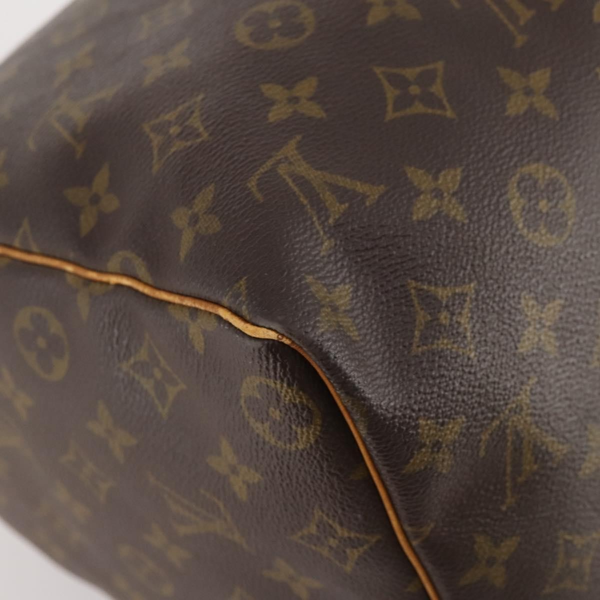 Louis Vuitton Keepall Bag Monogram Canvas Brown Canvas Travel Bag
