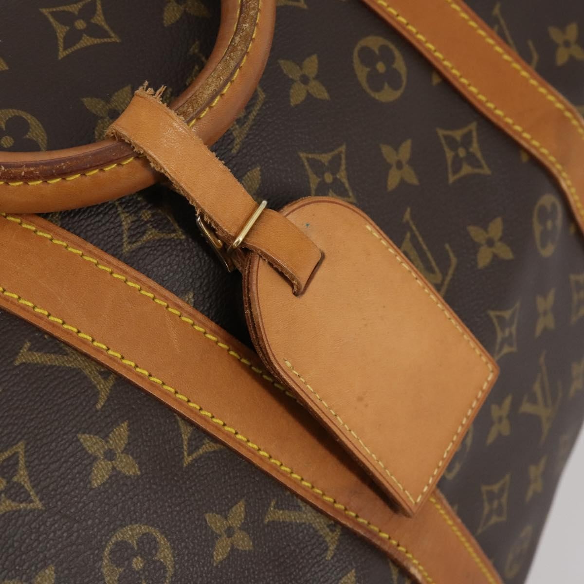 Louis Vuitton Keepall Bag Monogram Canvas Brown Canvas Travel Bag
