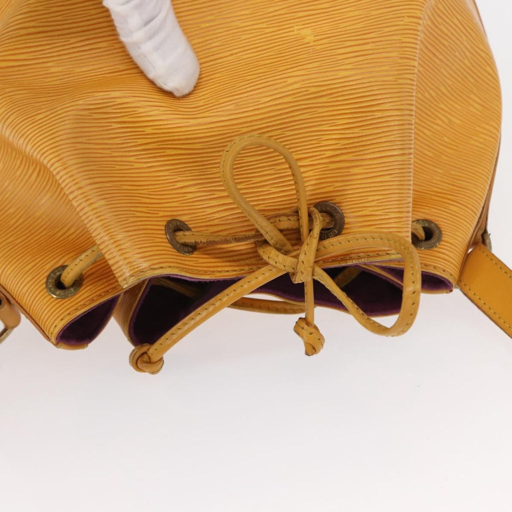 Louis Vuitton Petit Noe Handbag Epi Leather Yellow Leather Shoulder Bag