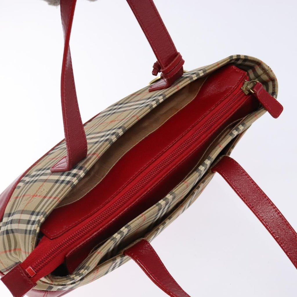 Burberry Nova Check Handbag Nova Check Canvas Beige Canvas Handbag