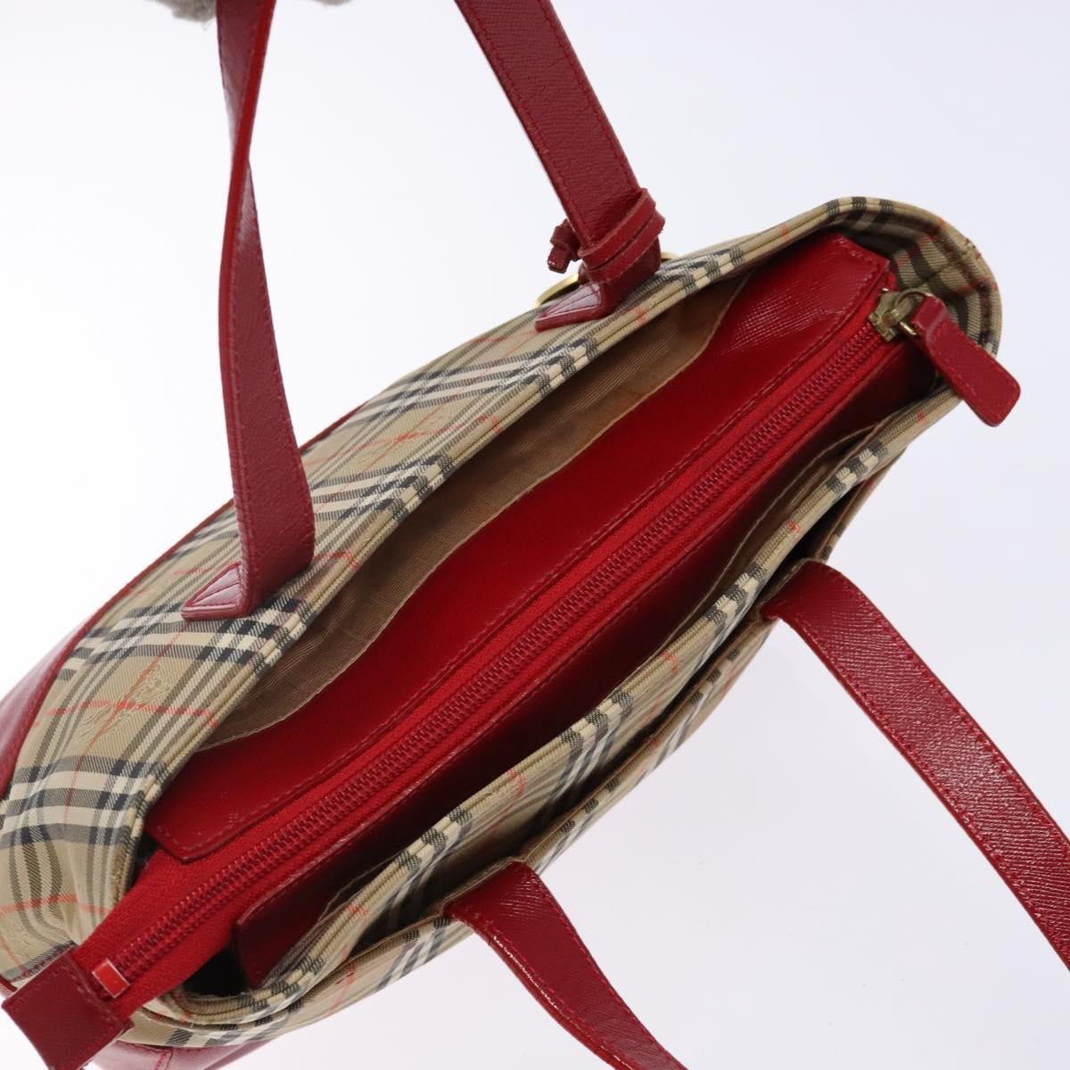 Burberry Nova Check Handbag Nova Check Canvas Beige Canvas Handbag