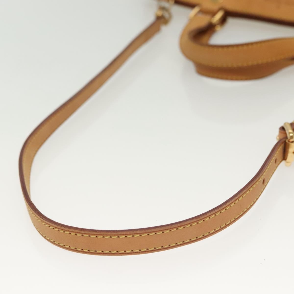 Louis Vuitton Blair Monogram Vernis Beige Patent_Leather Handbag