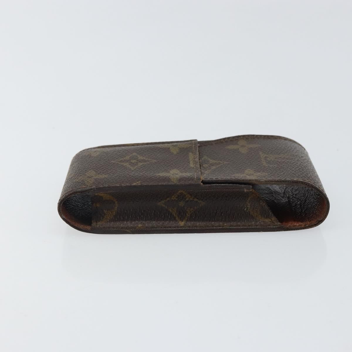 Louis Vuitton Cigarette Case Monogram Canvas Brown Canvas Clutche & Pouche Bag