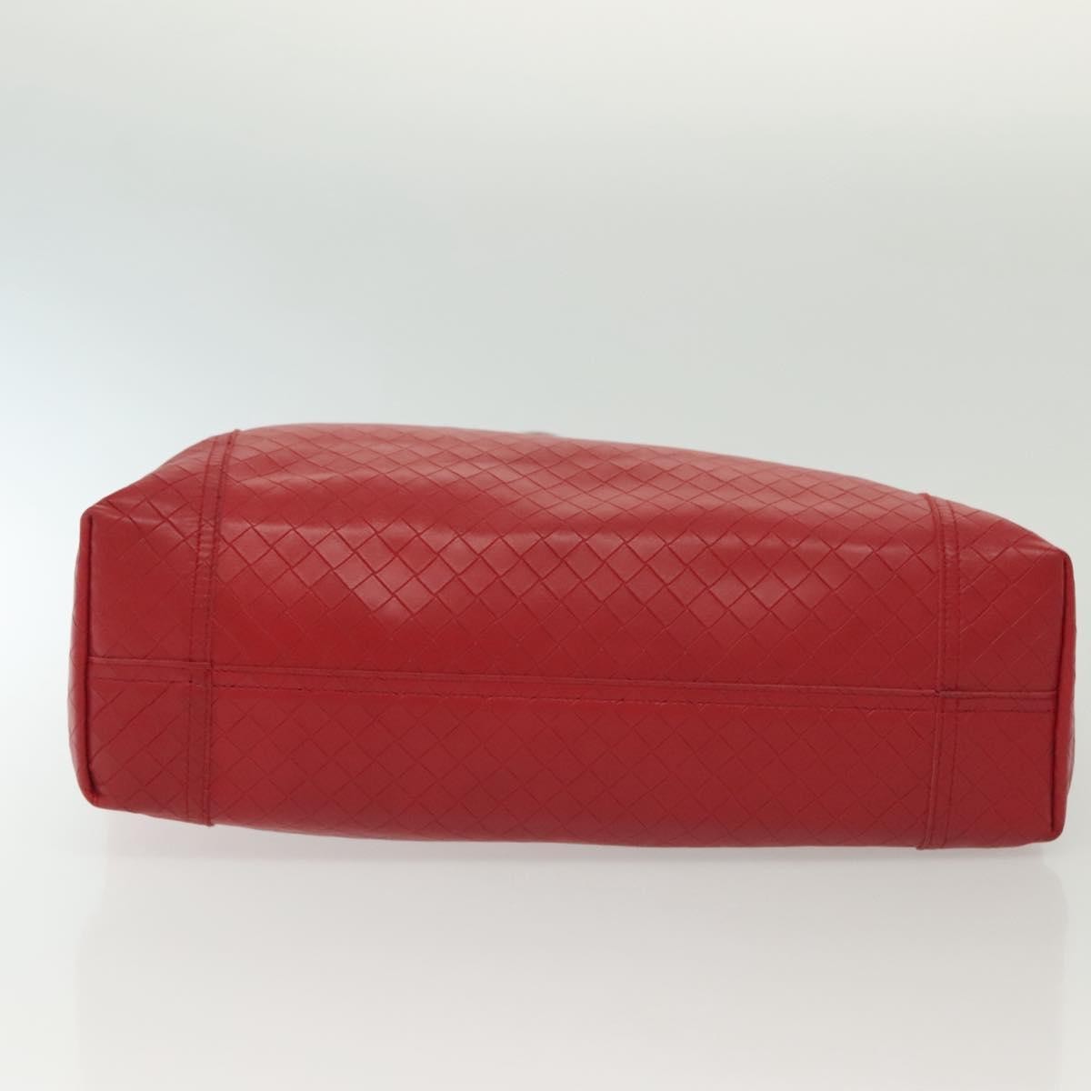 Bottega Veneta Intrecciomirage Tote Leather Red Leather Tote Bag Bag