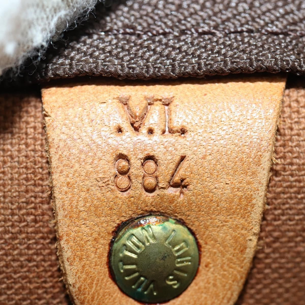 Louis Vuitton Keepall Bandouliere Bag Monogram Canvas Brown Canvas Travel Bag