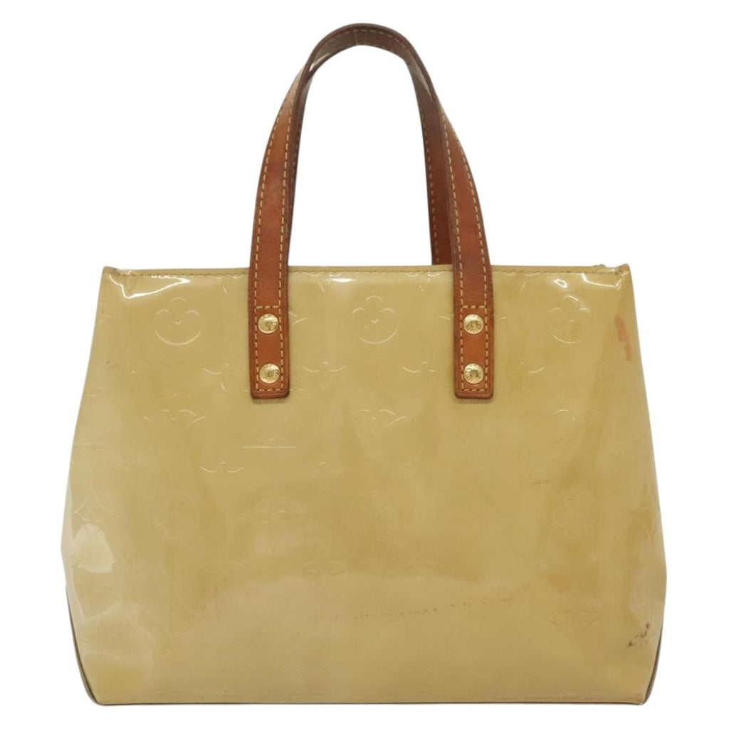 Louis Vuitton Reade Handbag Monogram Vernis Beige Patent_Leather Handbag