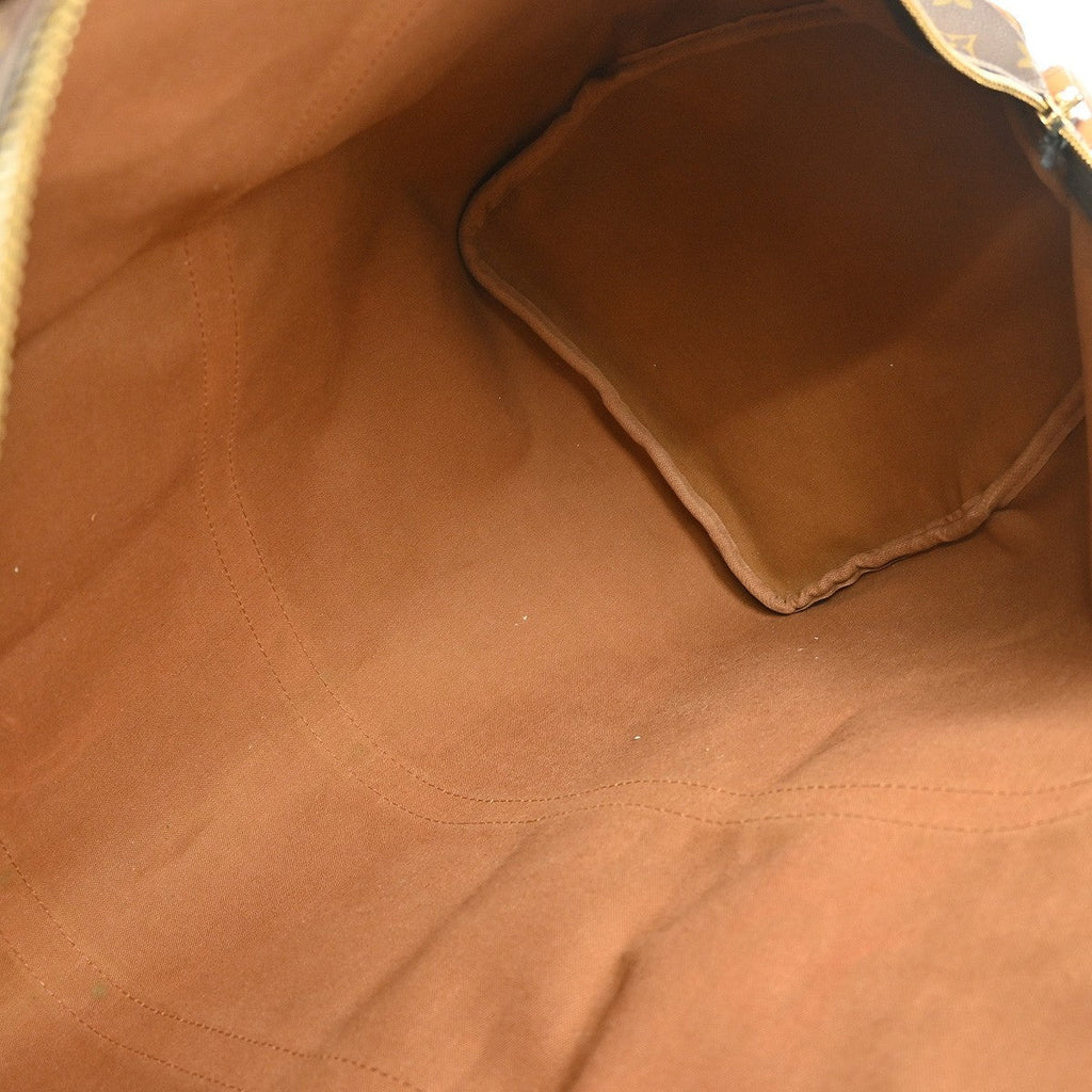Louis Vuitton Keepall Bag Monogram Canvas Brown Canvas Travel Bag