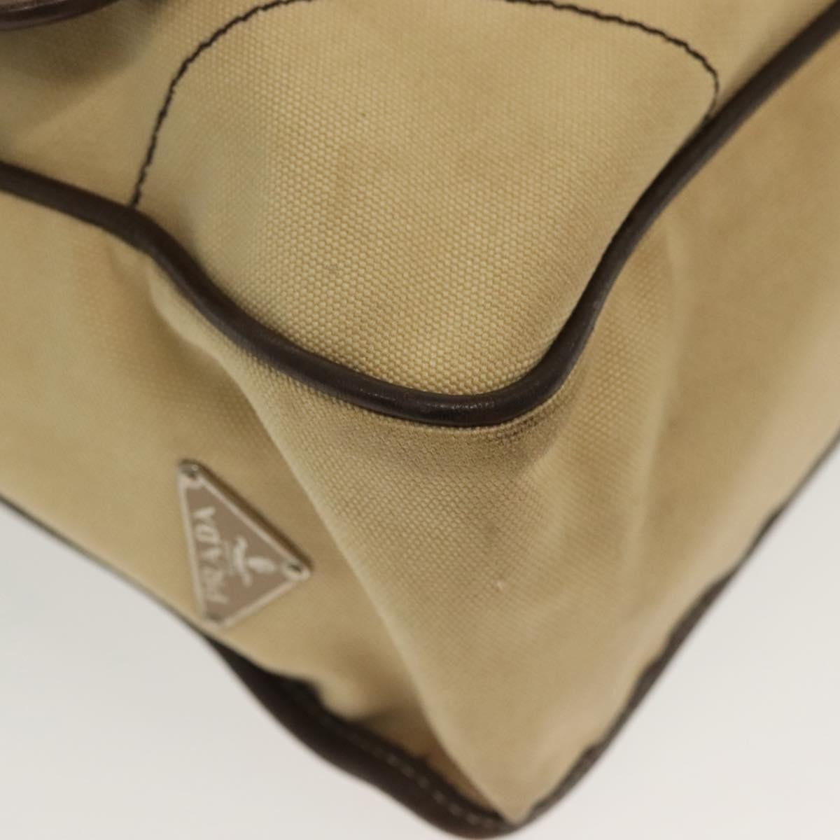 Prada Vintage Shoulder Bag Canvas Beige Canvas Shoulder Bag Bag