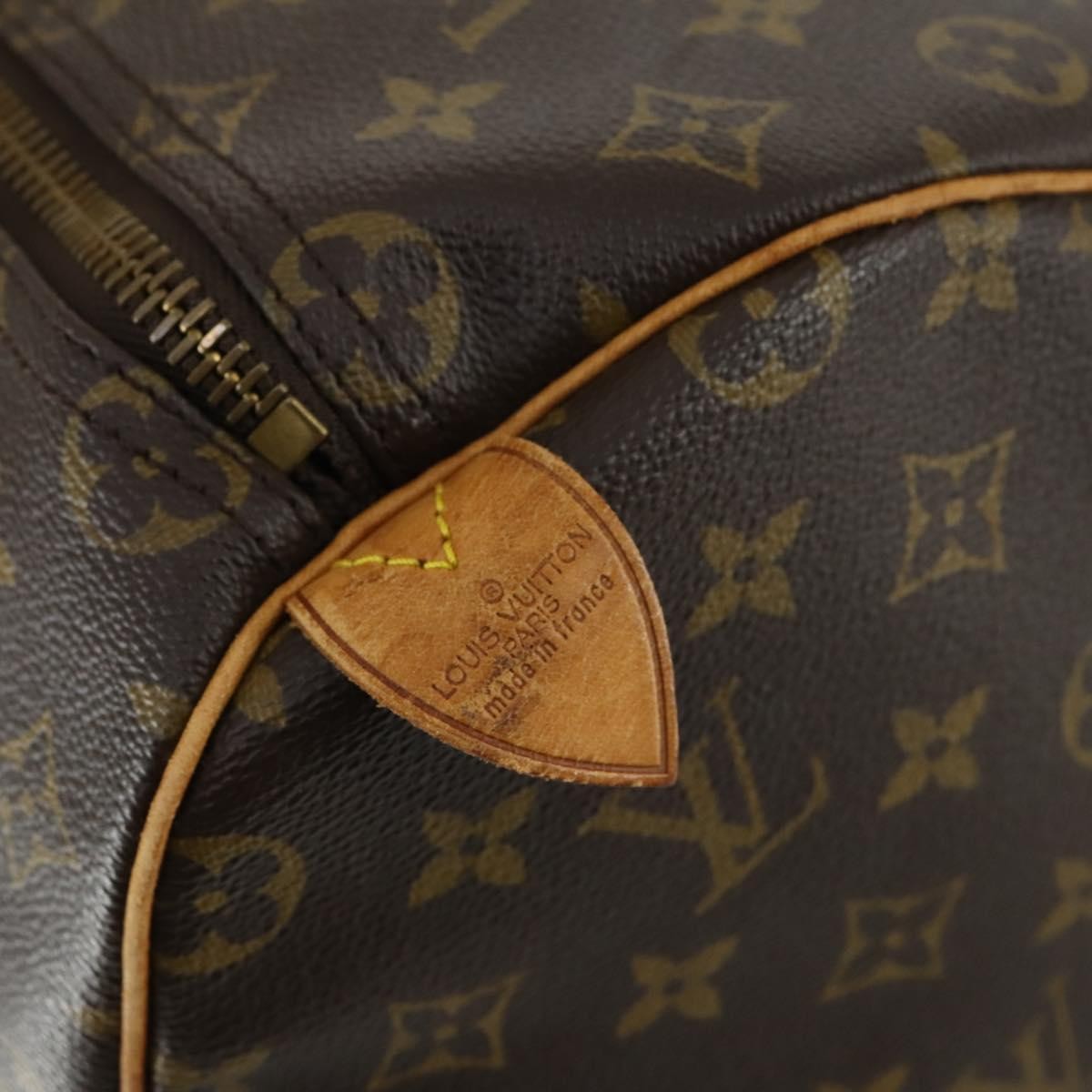 Louis Vuitton Keepall Bag Monogram Canvas Brown Canvas Travel Bag