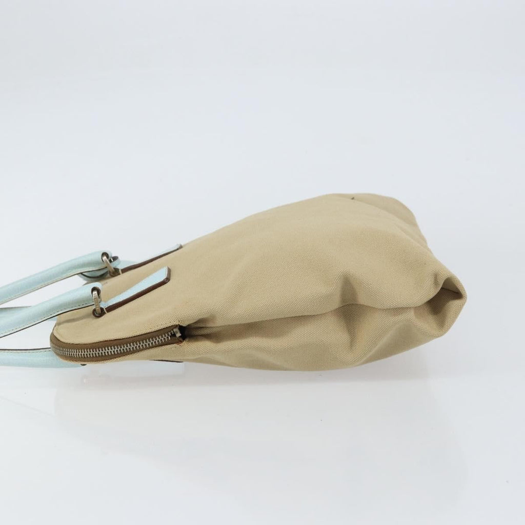 Prada Vintage Handbag Canvas Beige Canvas Handbag