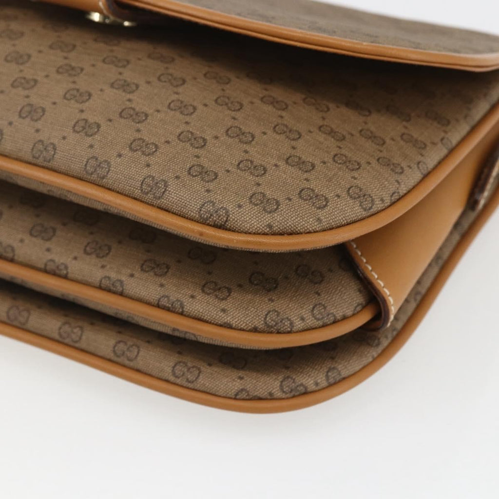 Gucci Micro Gg Supreme Shoulder Bag Gg Canvas Beige Canvas Shoulder Bag Bag (Pre-Owned)