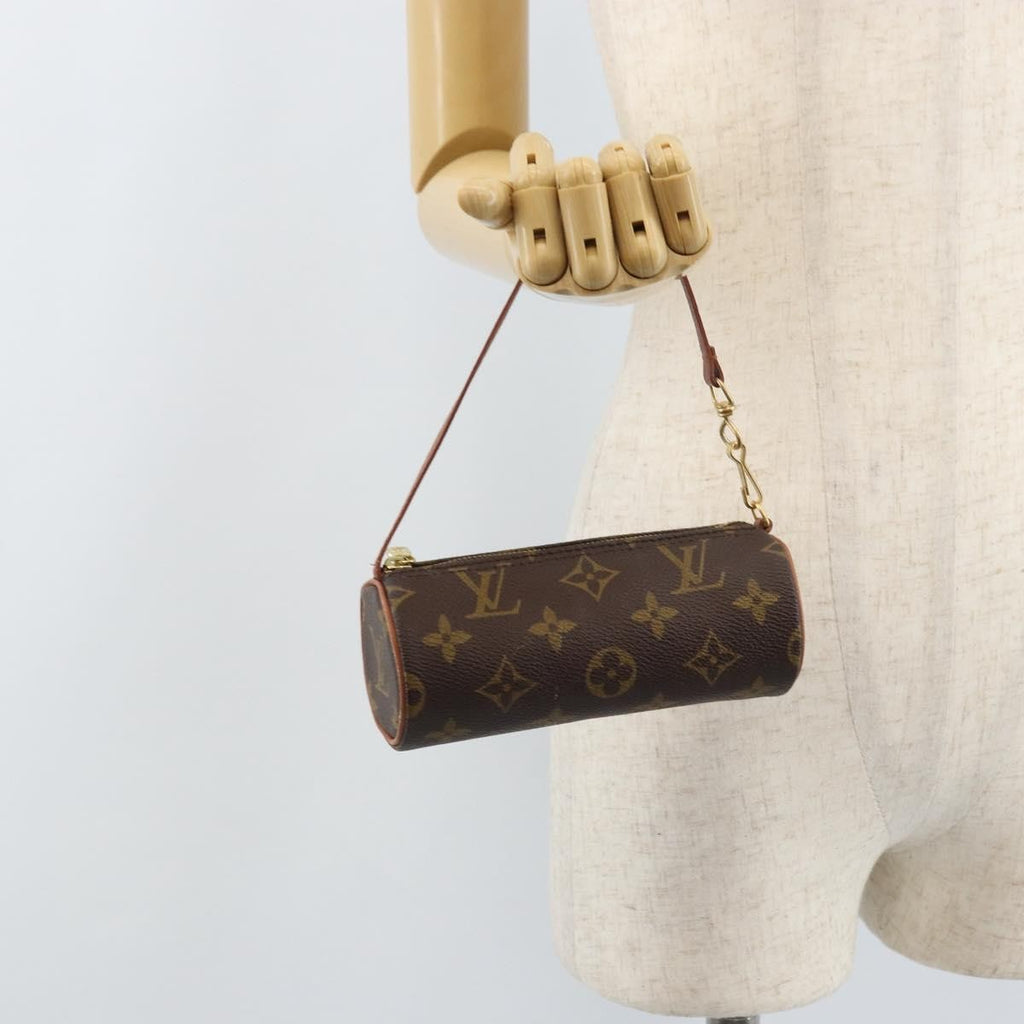 Louis Vuitton Papillon Pochette Monogram Canvas Brown Canvas Clutche & Pouche Bag