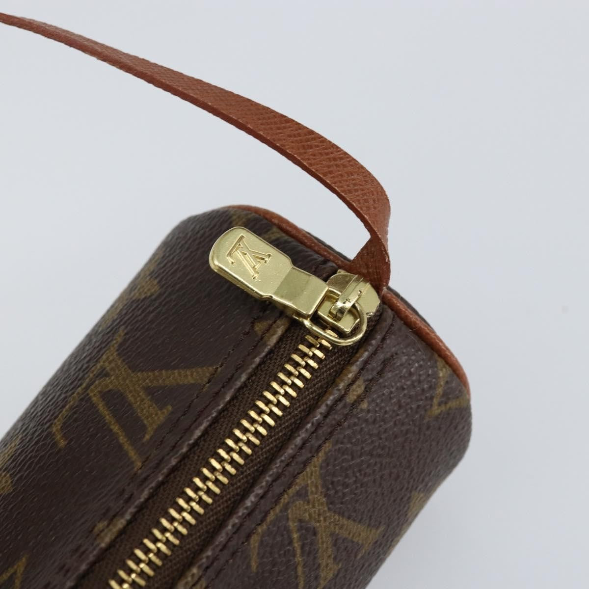 Louis Vuitton Papillon Pochette Monogram Canvas Brown Canvas Clutche & Pouche Bag