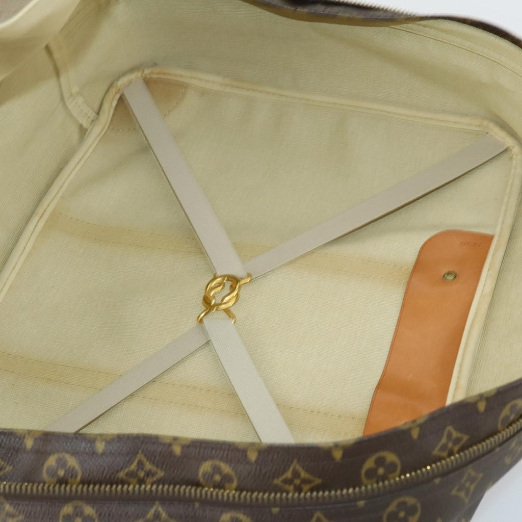 Louis Vuitton Sirius Handbag Monogram Canvas Brown Canvas Travel Bag