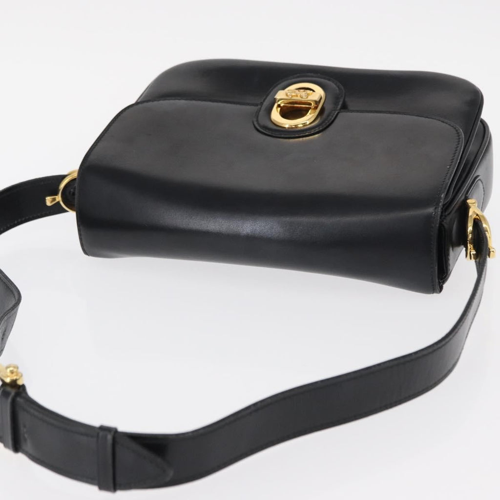 Celine Horse Carriage Shoulder Bag Leather Black Leather Shoulder Bag Bag