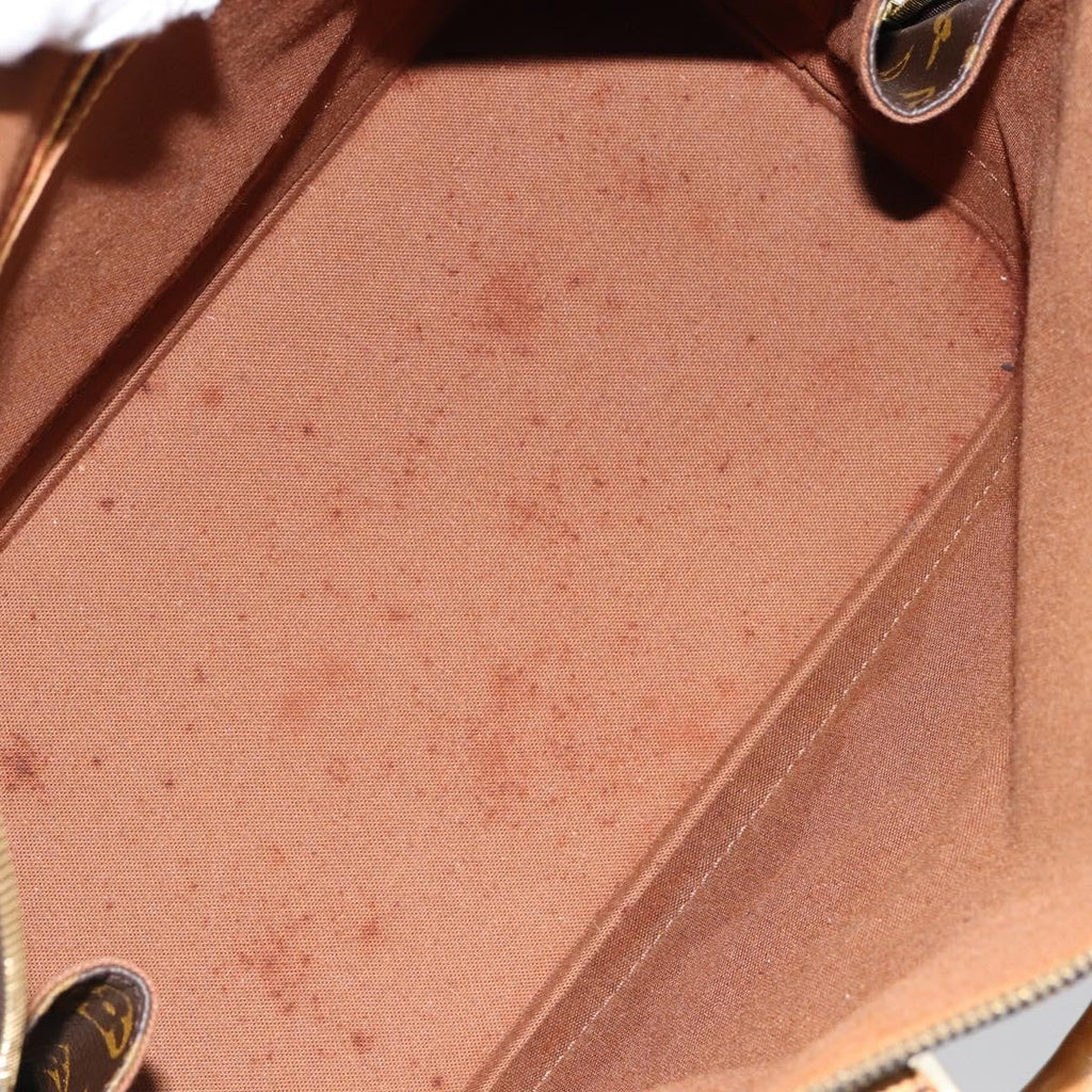 Louis Vuitton Alma Handbag Monogram Canvas Brown Canvas Handbag