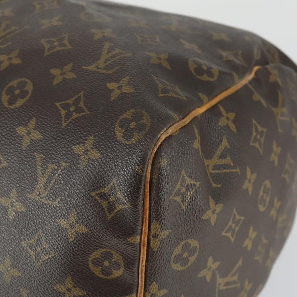 Louis Vuitton Keepall Bag Monogram Canvas Brown Canvas Travel Bag