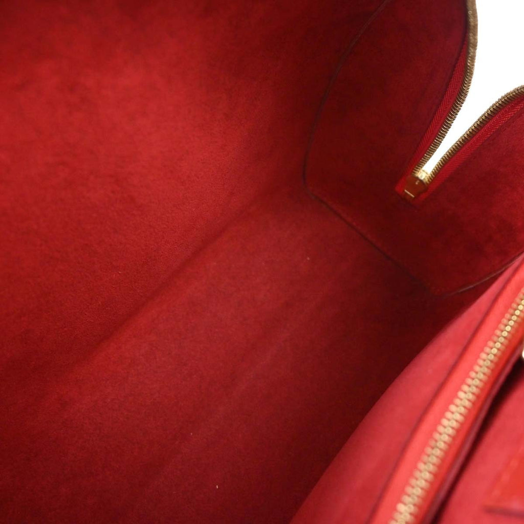 Louis Vuitton Pont Neuf Handbag Epi Leather Red Leather Handbag