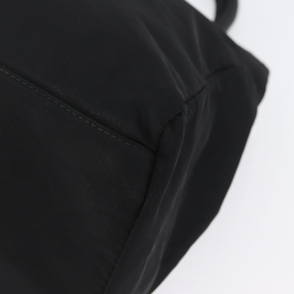 Prada Vintage Zip Tote Tessuto Black Nylon Tote Bag Bag