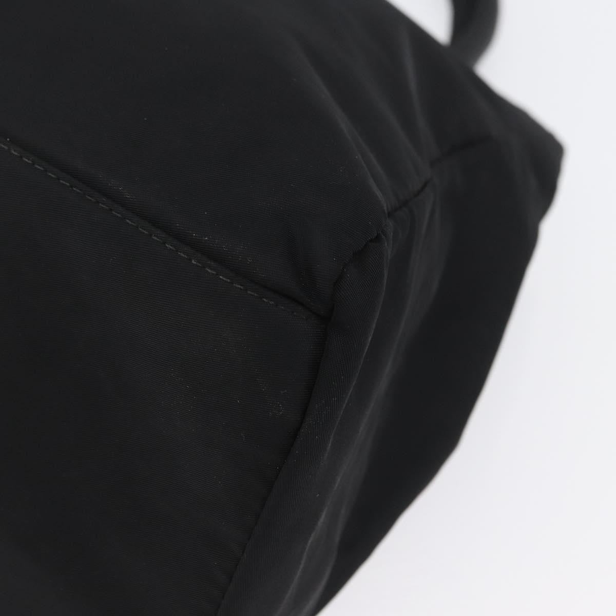 Prada Vintage Zip Tote Tessuto Black Nylon Tote Bag Bag