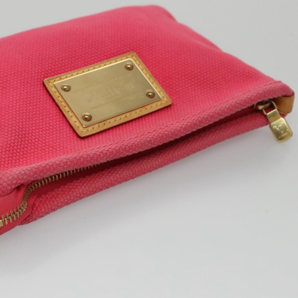 Louis Vuitton Antigua Pouch Canvas Pink Canvas Clutche & Pouche Bag