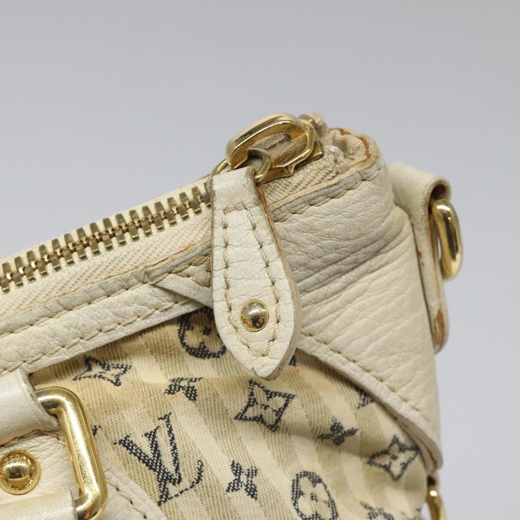 Louis Vuitton Marina Handbag Mini Lin Croisette Beige Canvas Bag