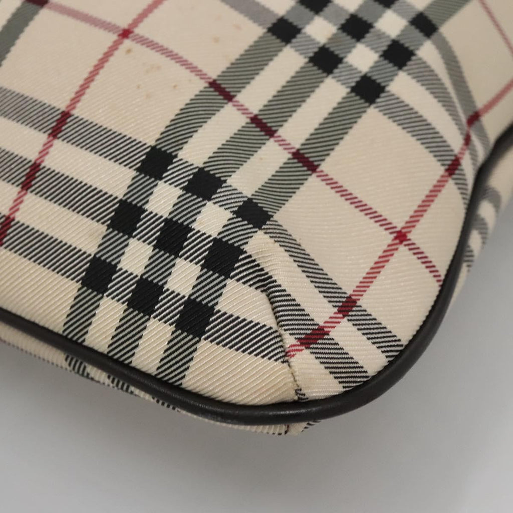 Burberry Nova Check Tote Nylon Beige Nylon Bag