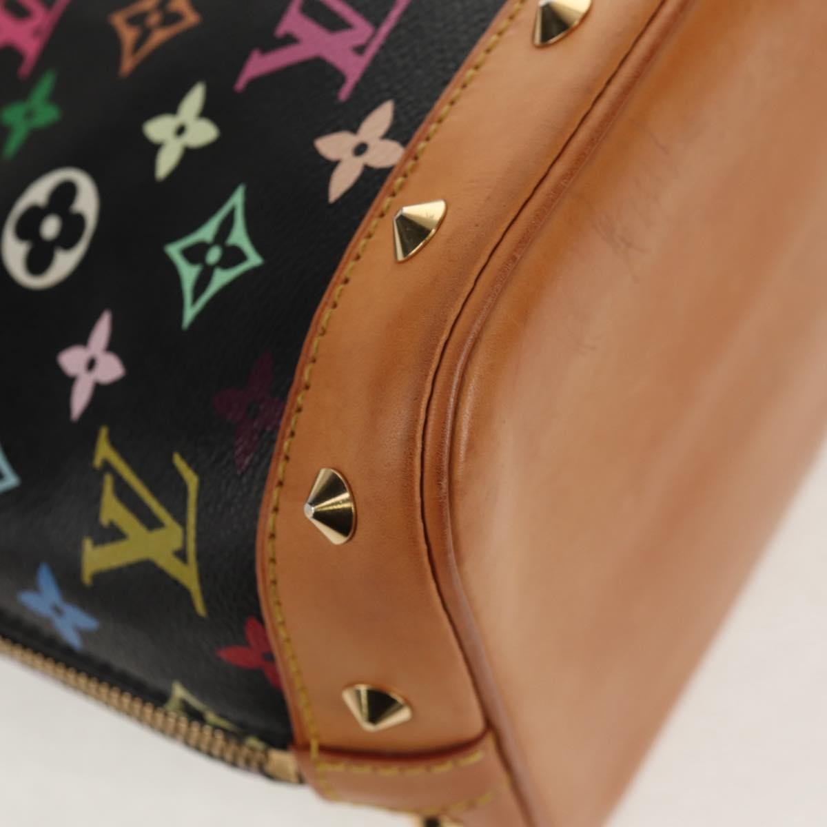 Louis Vuitton Alma Handbag Monogram Multicolor Multicolour Canvas Handbag