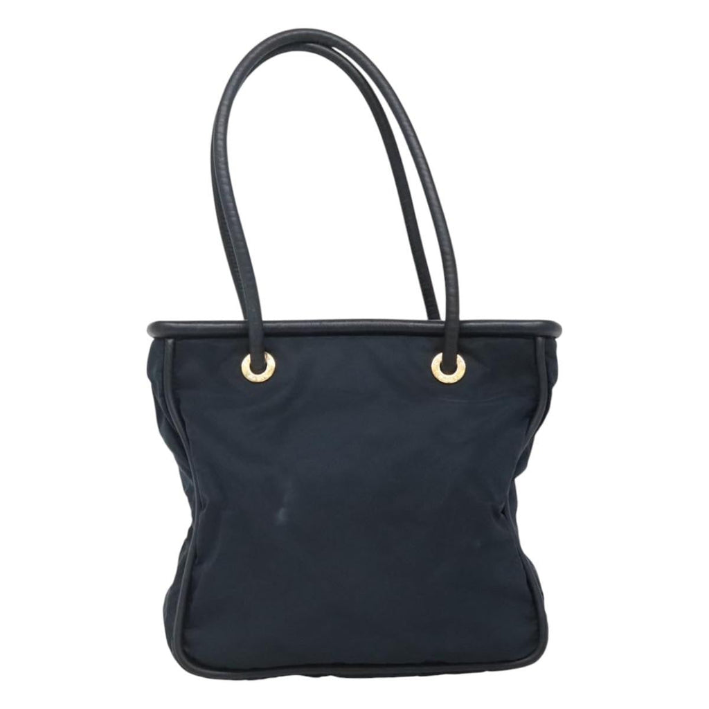 Celine Circle Logo Handbag Nylon Navy Nylon Tote Bag Bag