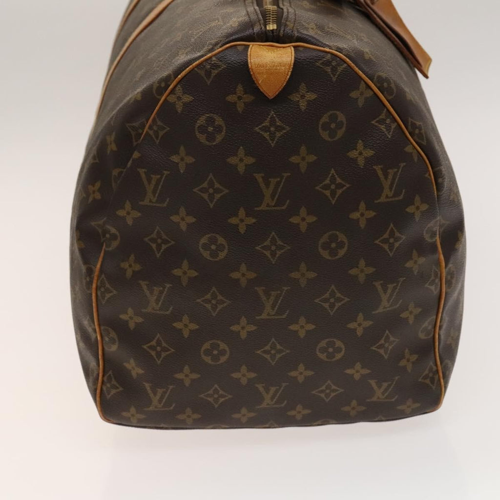 Louis Vuitton Keepall Bag Monogram Canvas Brown Canvas Travel Bag