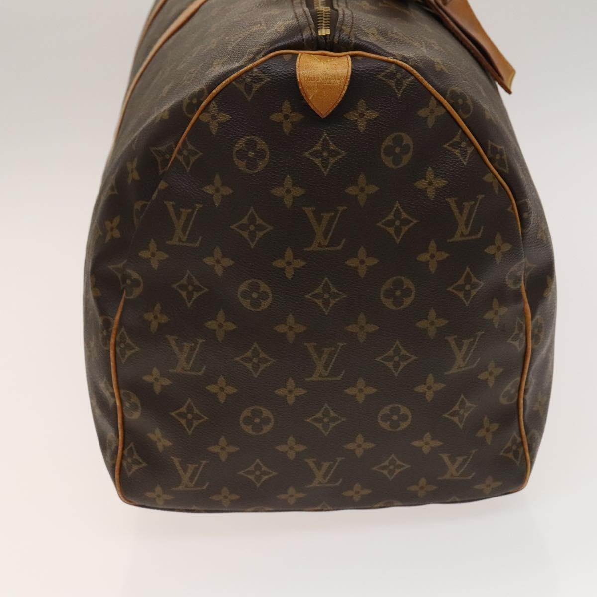 Louis Vuitton Keepall Bag Monogram Canvas Brown Canvas Travel Bag