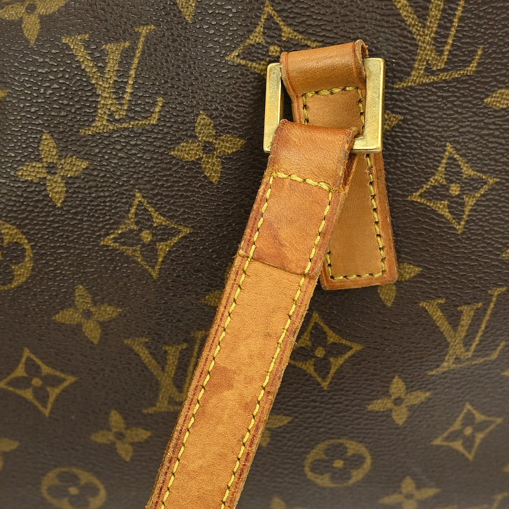 Louis Vuitton Cite Handbag Monogram Canvas Brown Canvas Shoulder Bag