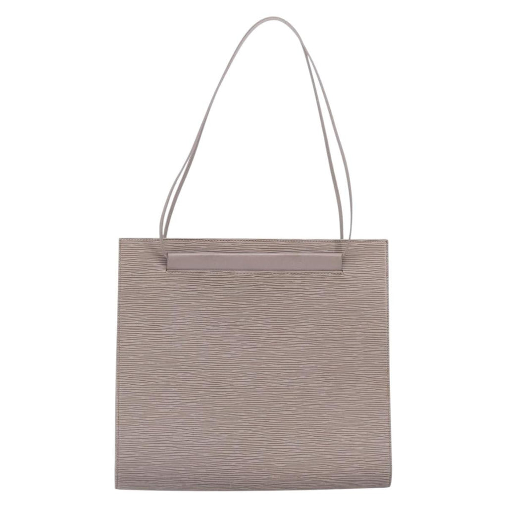 Louis Vuitton Saint Tropez Handbag Epi Leather Gray Leather Shoulder Bag